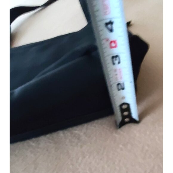 Vintage Hobo International Flight Path Black Nylon Front Flap Crossbody Bag - Picture 15 of 16